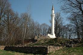 The minaret in Kėdainiai, Lithuania, in 2011 (photo by Laima Gutmane, WikiCommons)