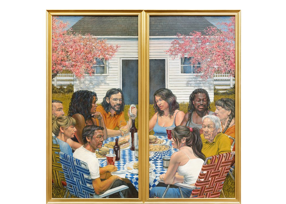 Jay Senetchko, “In the Backyard – exterior,” 2021