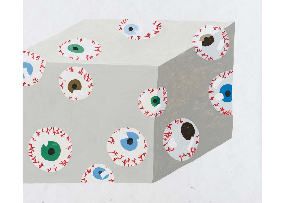 Adrian Norvid, “Eyeball Box,” 2021