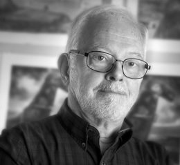 David Blackwood in his studio. (photo by Stephen Amini)