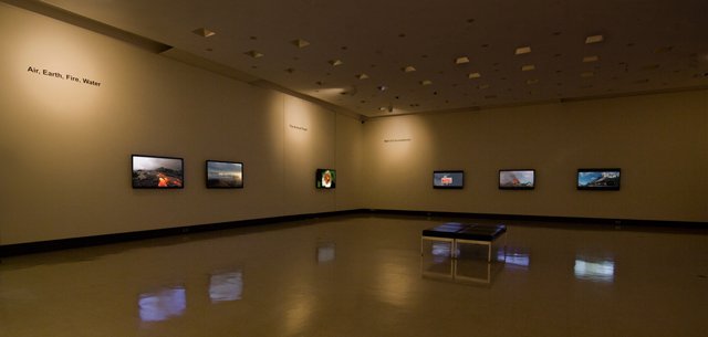 "Kent Tate, Art Gallery of Swift Current" South wall and West Wall