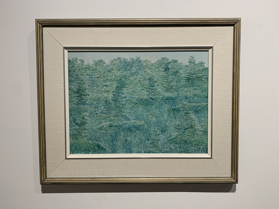 Kazuo Nakamura, "Untitled, (green landscape)," undated