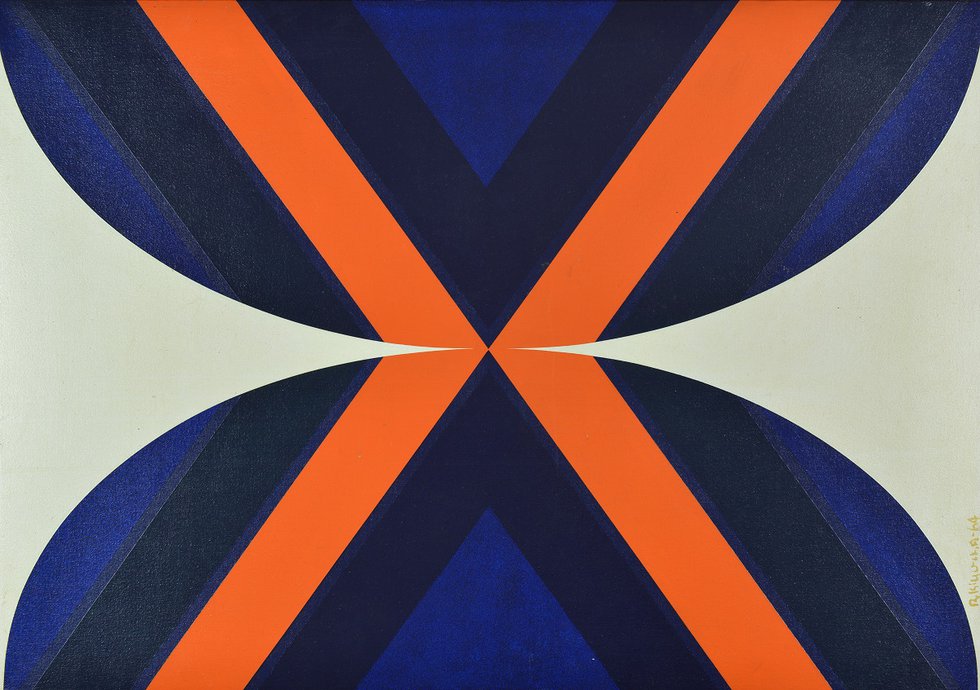 Roy Kiyooka, “Untitled – Geometric Abstract,” 1963-1964