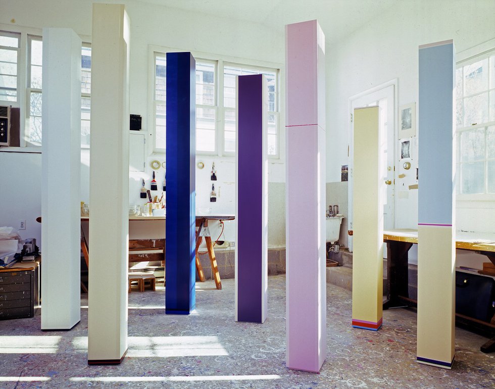 Anne Truitt's studio in Washington, D.C.