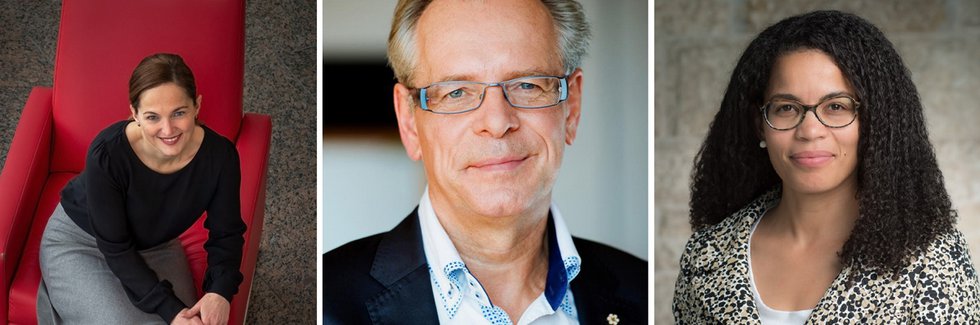 Faces of cultural power, from left to right: Caroline Dromaguet, incoming CEO at the Canadian Museum of History; Simon Brault, outgoing CEO at the Canada Council for the Arts; and Angela Cassie, interim CEO at the National Gallery of Canada.