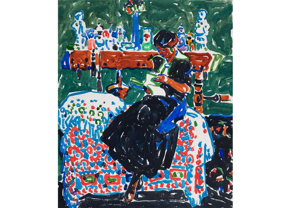 David Milne, “Gay Fabric,” 1914