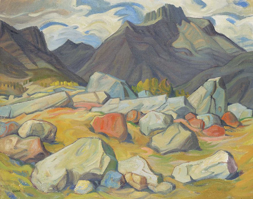 H.G. Glyde, “Mount Lougheed, Canmore, Alberta,” no date