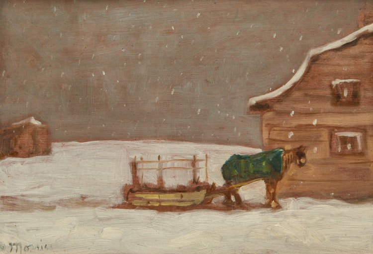 J.W. Morrice, “Study for ‘Neige, Canada,’” no date