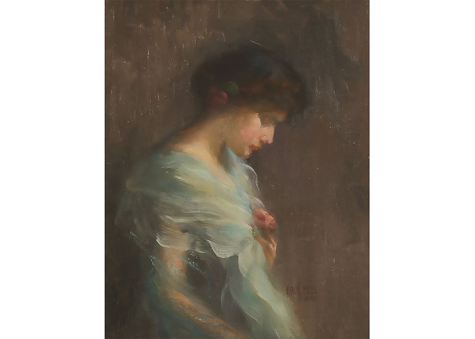 Paul Peel, “Portrait of a Woman,” 1885