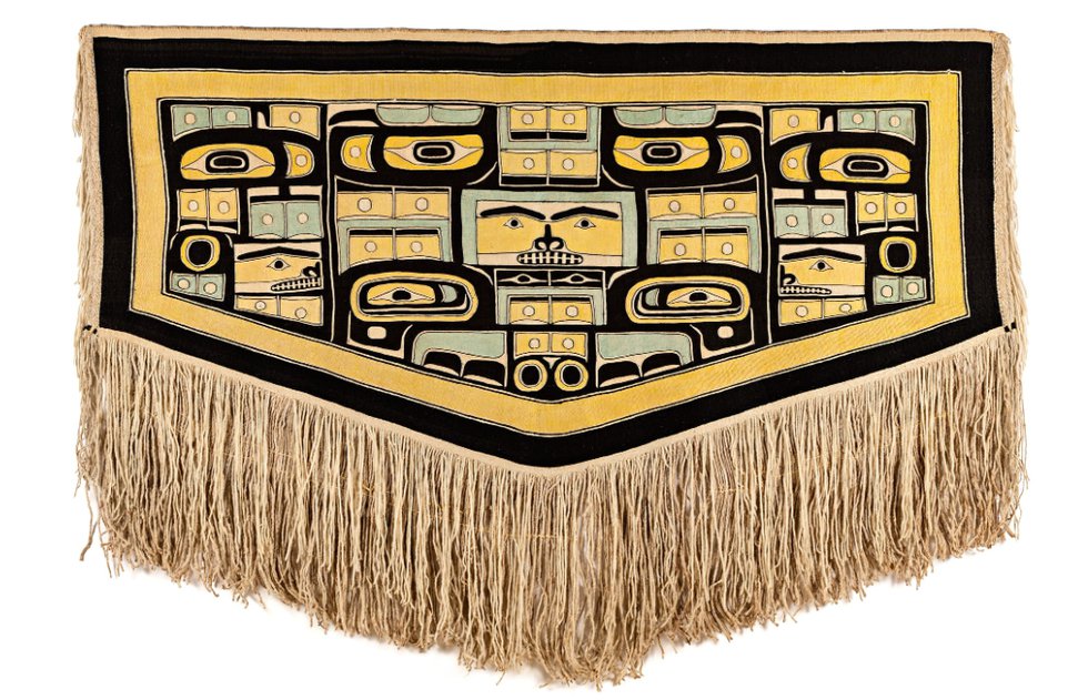 Unidentified Artist, Tlingit, “Chilkat Robe,” 1880-1900