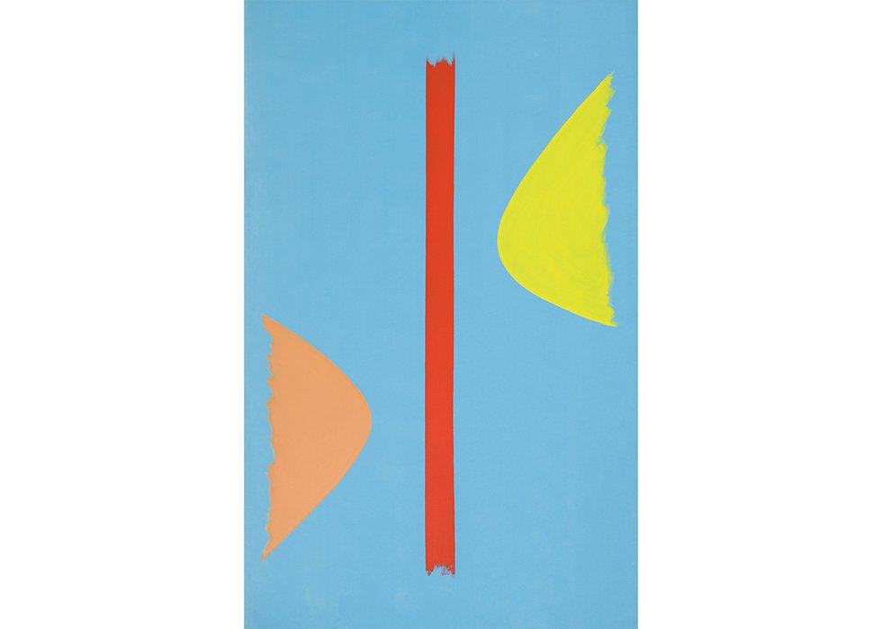 Jack Hamilton Bush, “Blue, Red #4,” 1969