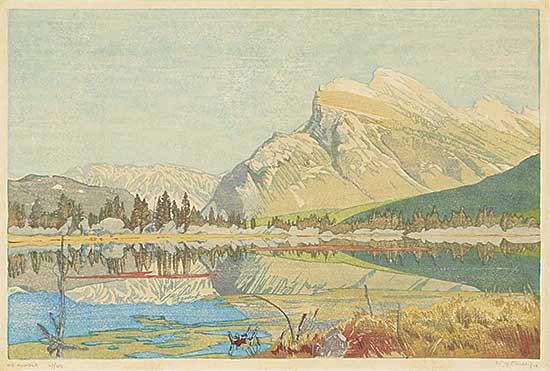 W.J. Phillips, “Mount Rundle,” 1950