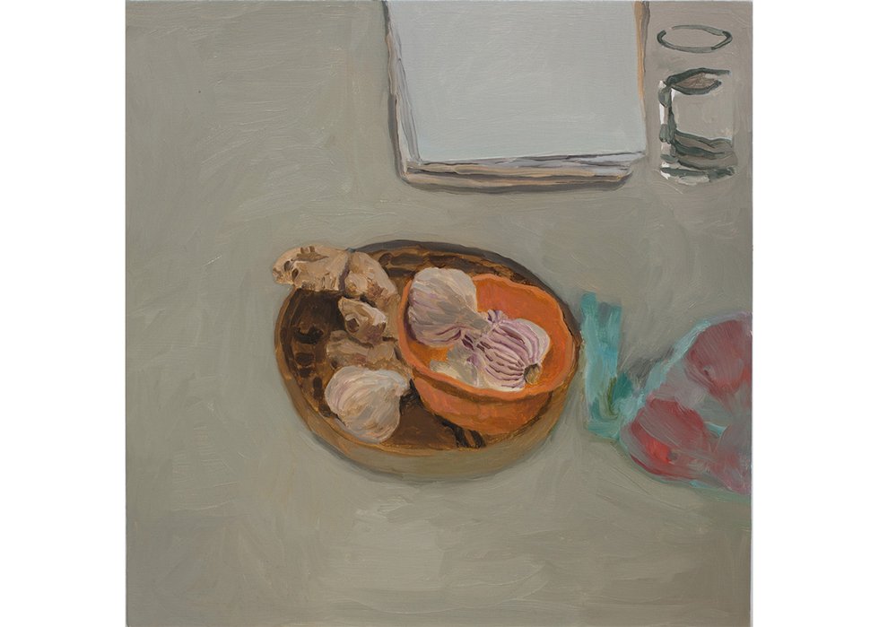 Margaux Williamson, “Garlic,” 2019