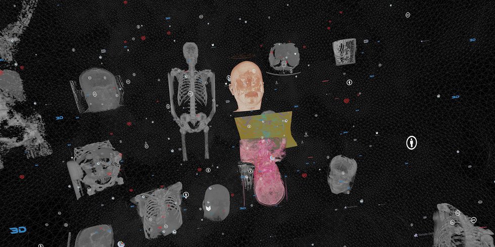 Marilene Oliver, Scott Smallwood, Liz Ingram and Bernd Hildebrandt, “Your Data Body,” 2023, still from virtual reality (courtesy the artists)