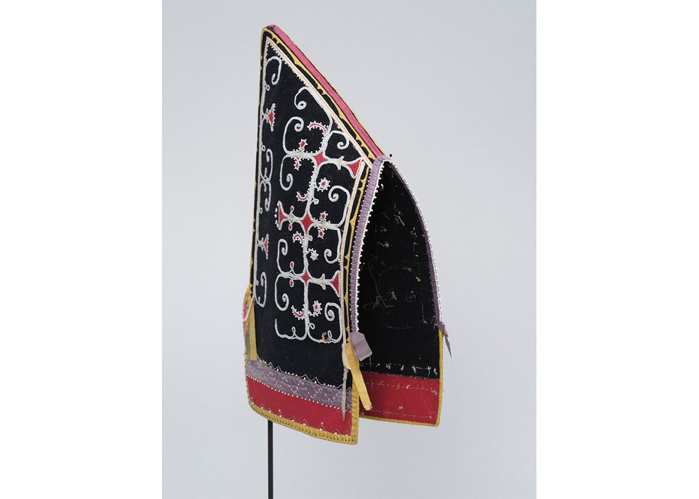 Once-known Mi'kmaq artist, “Woman’s Peaked Cap,” circa 1830