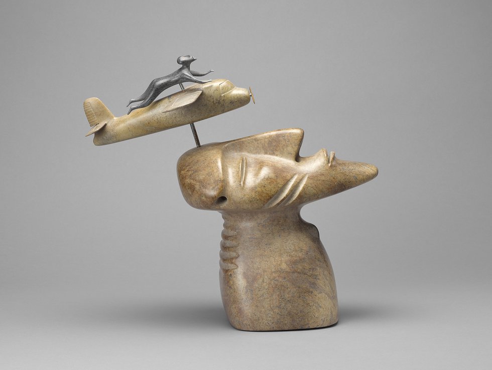 David Ruben Piqtoukun, “Shaman in Flight,” 2000