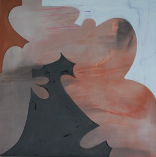 Amy Modahl, "Untitled," 2022, oil and drawing media on panel, 30" x 30”