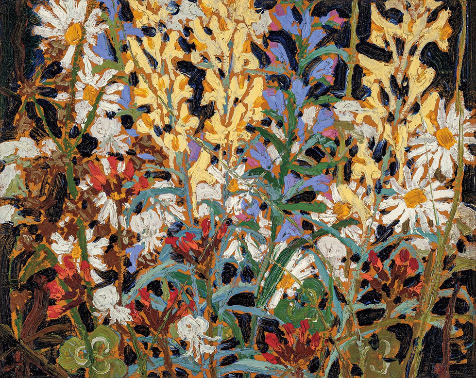 Tom Thomson, “Wildflowers,” 1915