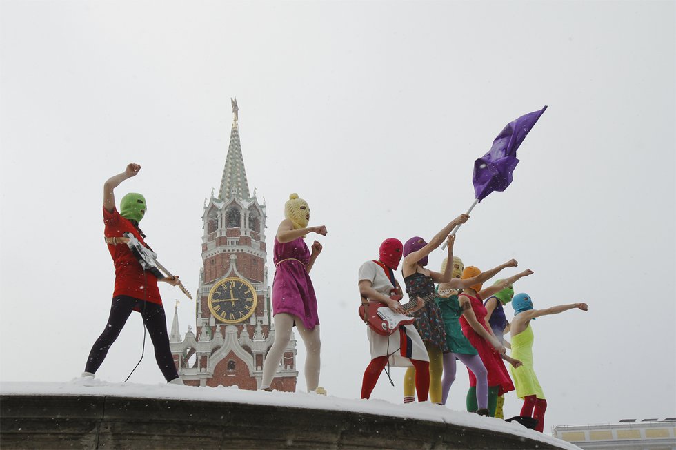 “Punk Prayer,” 2012, ©Pussy Riot (photo by Mitya Aleshkovsky)