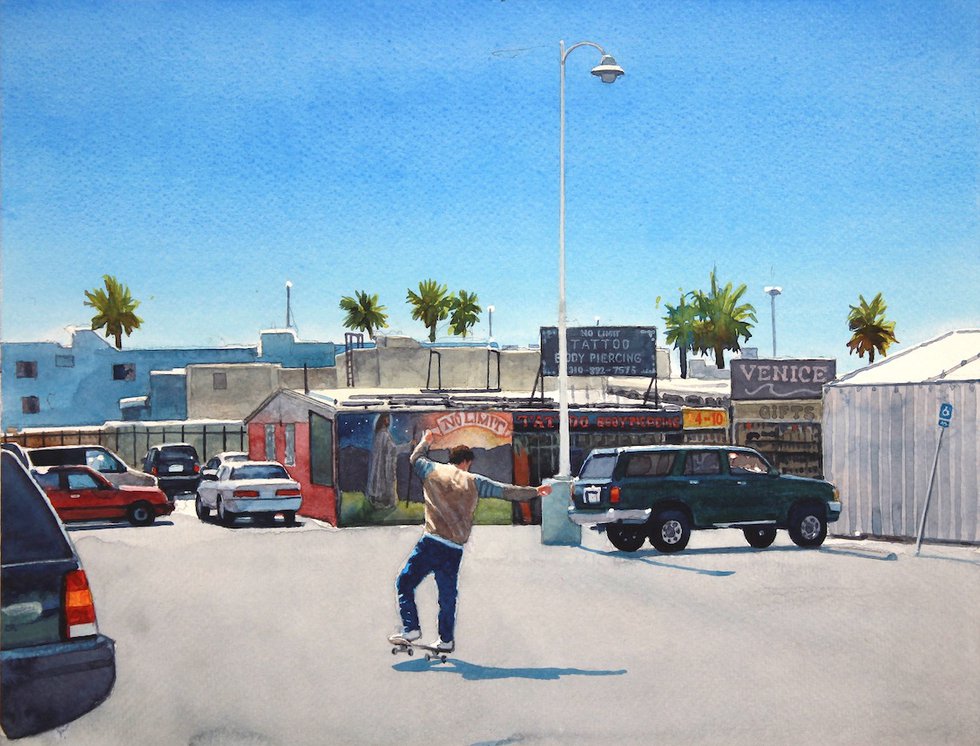 Tim Gardner, “Venice Parking Lot,” 2022