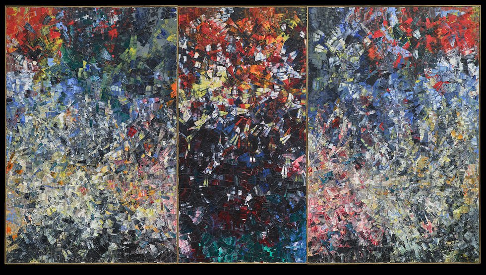 Jean Paul Riopelle, “Hommage aux Nymphéas – Pavane,” 1954