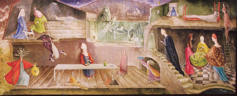 Leonora Carrington, The House Opposite, 1945