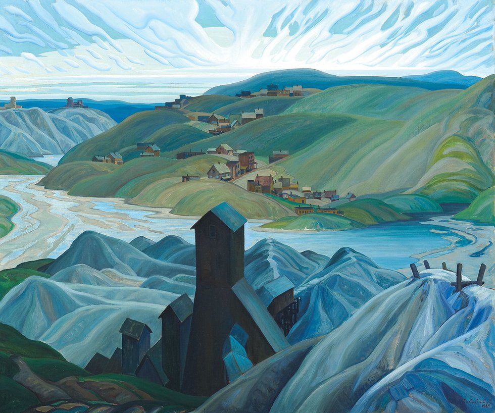 Franklin Carmichael, “A Northern Silver Mine,” 1930