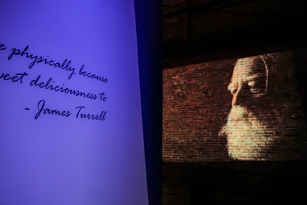 James Turrell, still from a video (photo by Elvis Yang, courtesy of CICA)