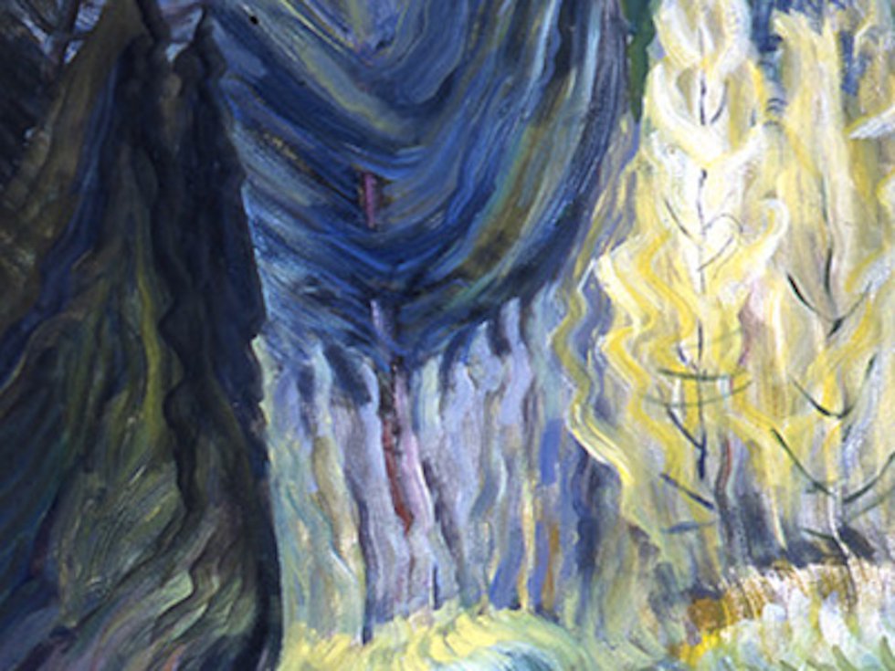 Emily Carr, “Light Swooping Through (detail),” 1938-39