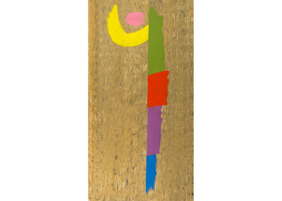 Jack Bush, “Scoop Totem,” 1973, acrylic polymer on canvas (sold by Heffel for $241,250)