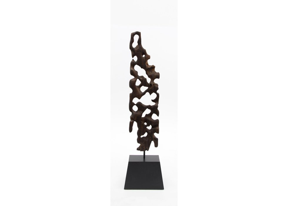 Armand Vaillancourt, “Sans Titre/ Untitled,” 1964, burnt wood (sold by BYDealers for $69,000)