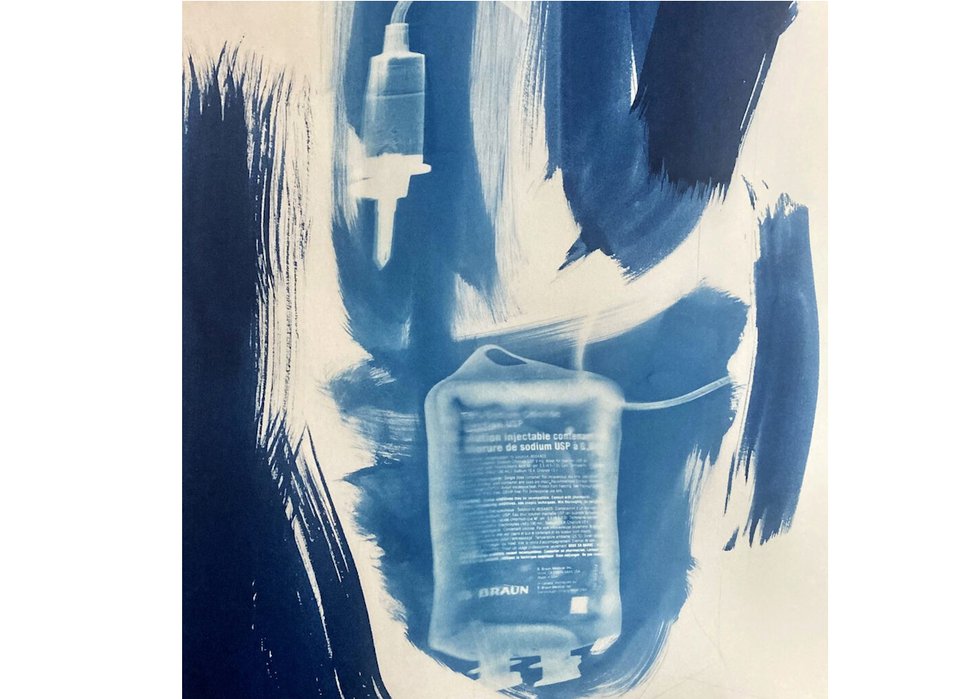 Sarah Mihara Creagen, “iv cyanotype (detail),” 2024