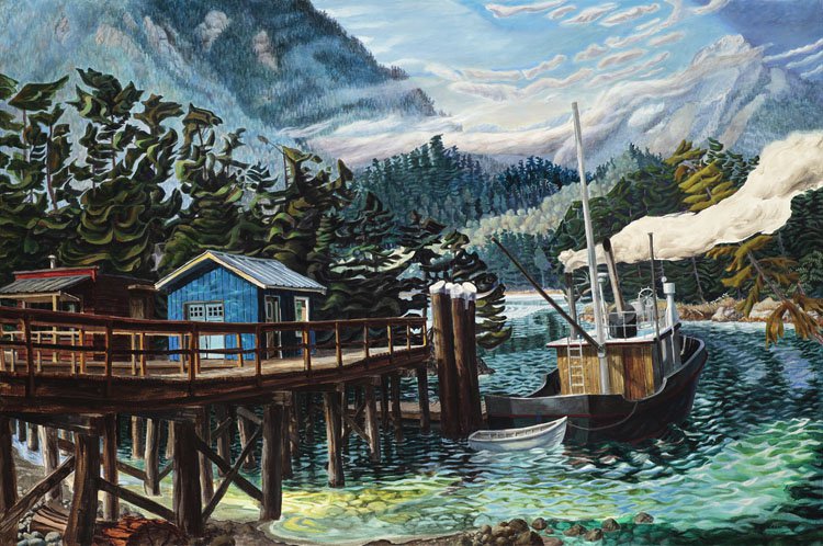 Drew Burnham, "Dinner on Sechelt Inlet", 2012