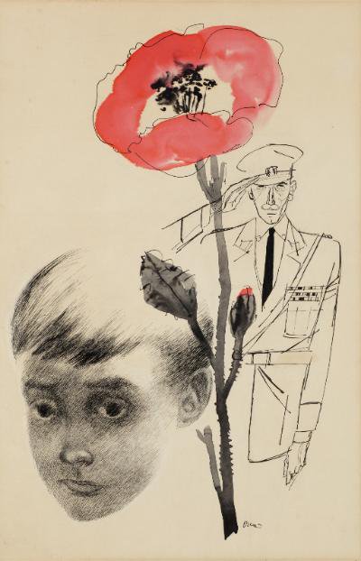 Oscar Cahén  "A Hero Comes Home", 1952