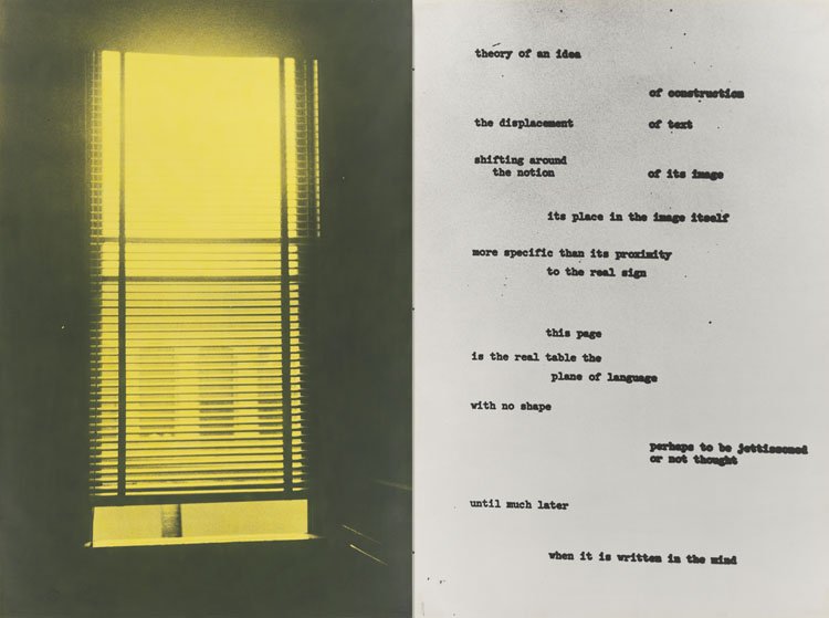 Ian Wallace, "Image/Text", 1979 (detail)