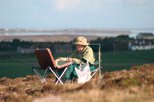 "Doris McCarthy painting the Irish countryside"