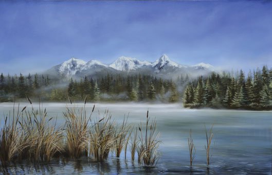 "The Quiet of a Mountain Lake"