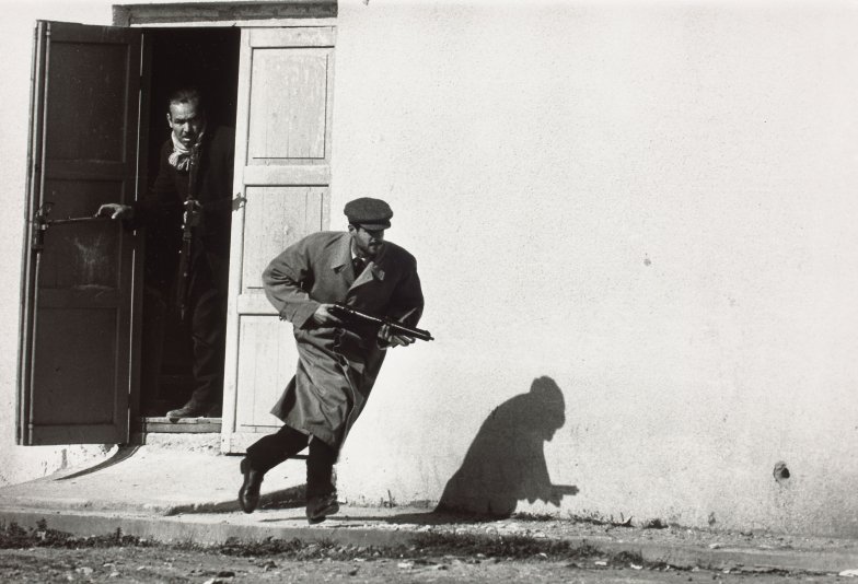 "Turkish defender leaving the side-entrance of a cinema"