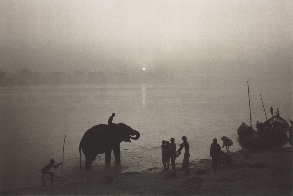 "Along the Ganges during the Sonepur Mela festival"