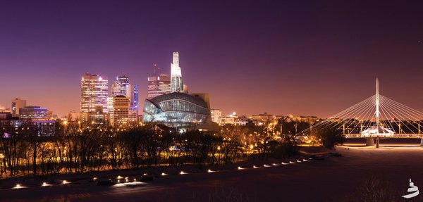 The Canadian Museum for Human Rights.  Its first temporary exhibit will be about peace, including personal stories from Canadians. (photo by Aaron Cohen)