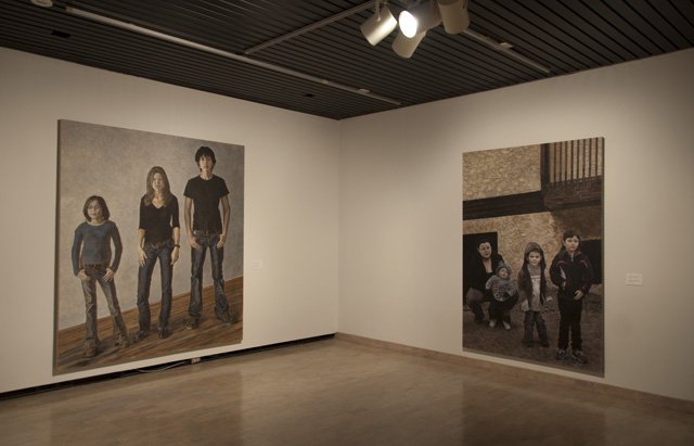 Michèle Mackasey: "face à nous" Exhibition Installation