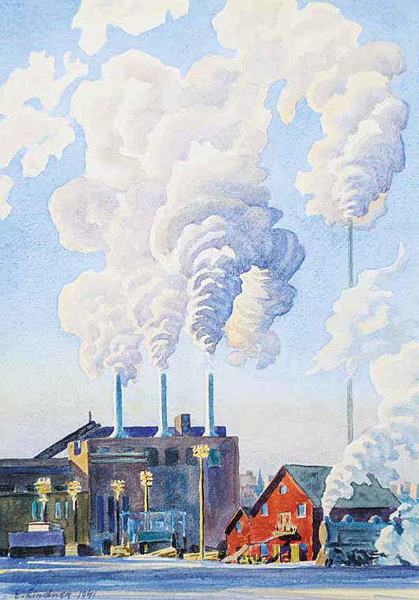 ERNEST FRIEDRICH LINDNER "Smoke Pattern"