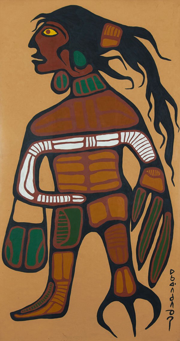 NORVAL MORRISSEAU "Warrior"