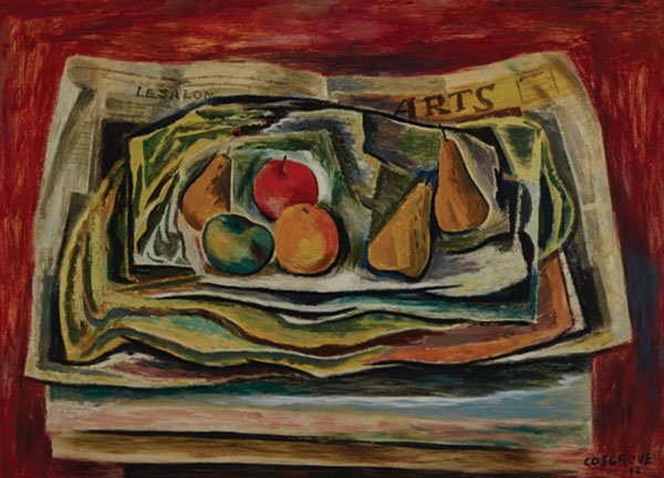 Stanley Morel Cosgrove, "Still-life with Journal des Arts", 1946