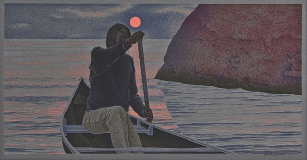 Alexander Colville, "Sunrise", 1970, serigraph 62/70