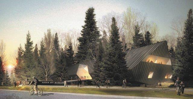 Artist rendering of the Audain Art Museum