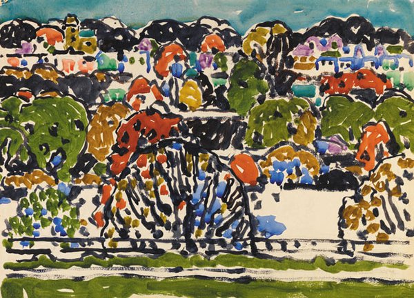 David Brown Milne "Bronx Pattern" 1914