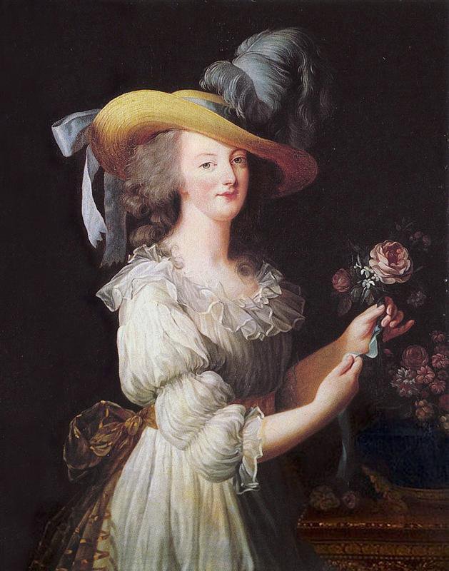 Élisabeth Louise Vigée Le Brun, "Marie Antoinette in a Muslin dress"  1783