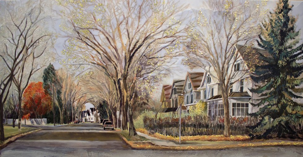 Heather Cline, "Urban Forest, Varsity View," 2015