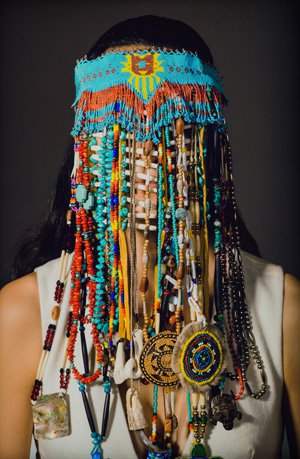 Dana Claxton, "Headdress," (2016)